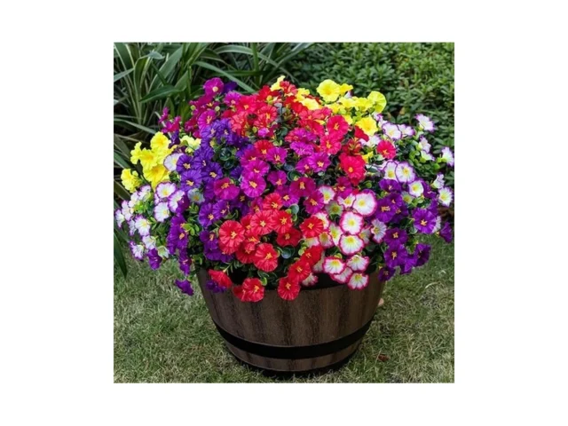 Nigirior Artificial Faux Flowers For Outdoor 16… Code