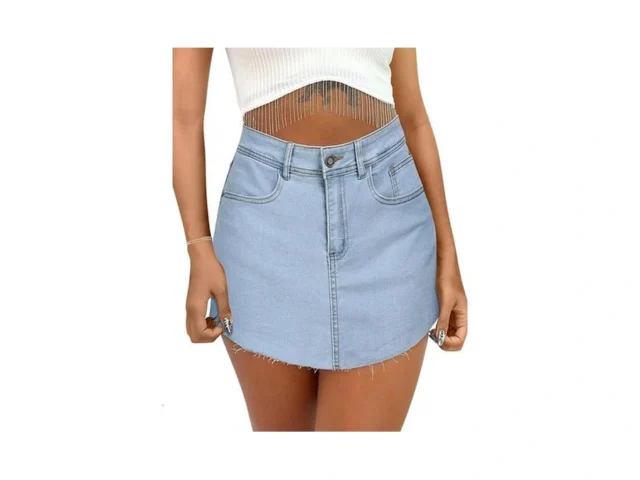 Potili Denim Skort For Women High Waisted U Hem Y2k…