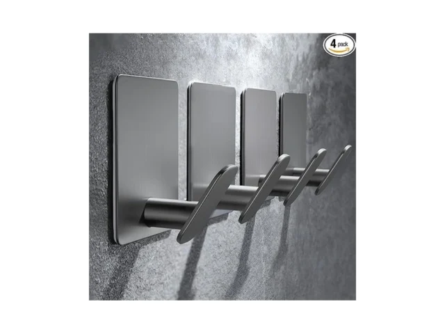 Taozun 4 Pack Sticky Adhesive Hooks – No Damage… Code