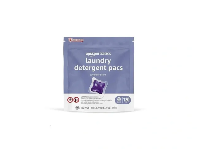 Amazon Basics Laundry Detergent Pacs Lavender Scent…