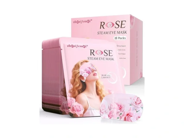 Zhenyemei 18 Packs Rose Heated Eye Mak – Heating… Code