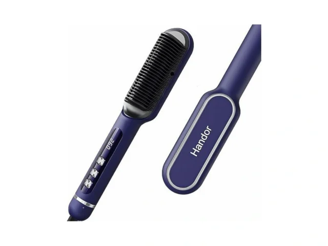 Upgraded Ionic Hair Straightener Brush… Code