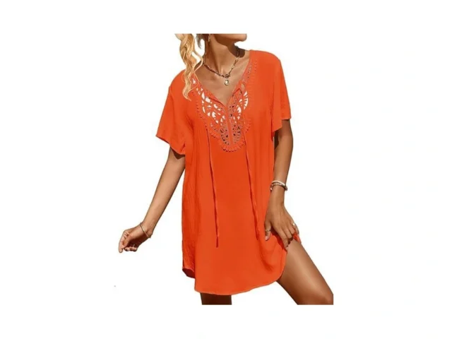 Simplefun Beach Vacation Clothes For Women Cover Up… Code