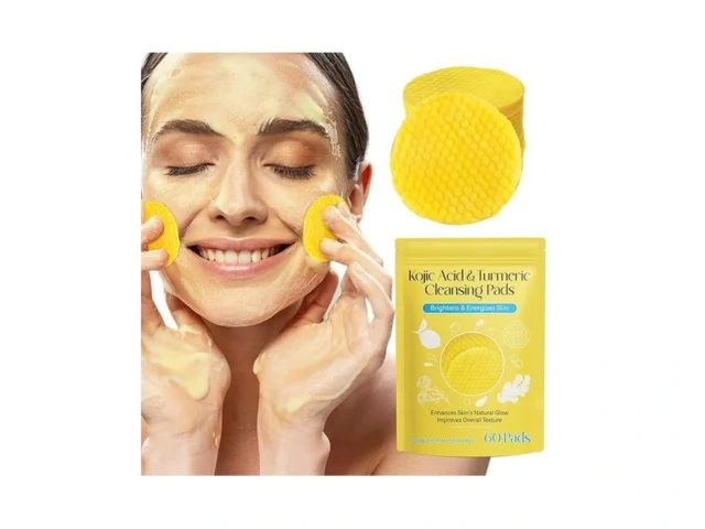60 Pcs Turmeric Cleansing Pads Kojic Acid And… Code