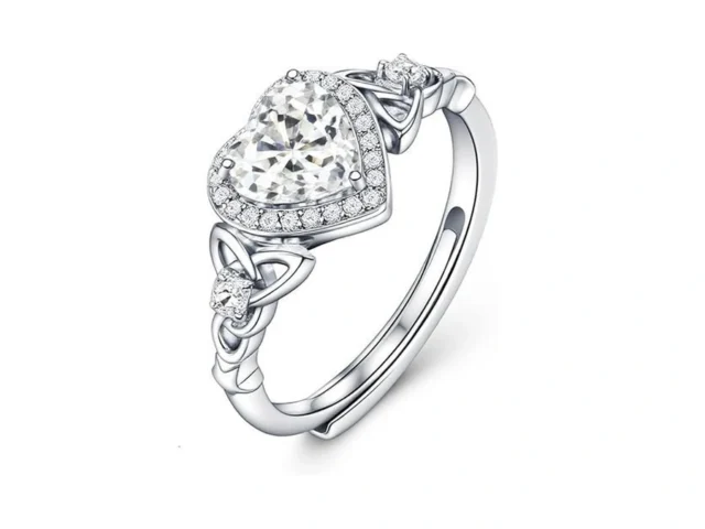 Accver Celtic Sterling Silver Birthstone Rings-… Code