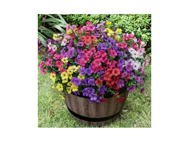 Lnoicy 20 Bundles Artificial Flowers For Outdoor… Code