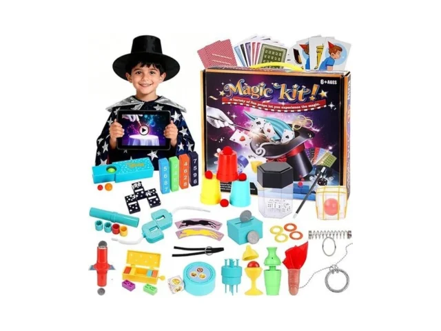 Ogima Magic Kit For Kids Age 6 225 Magic Tricks… Code