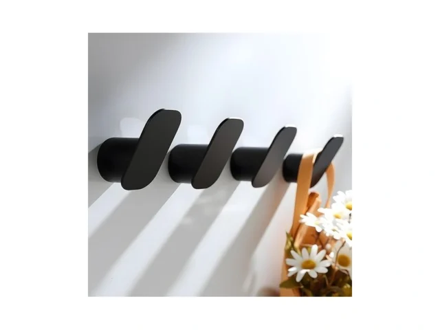 Taozun Coat Hooks Wall Mount 4 Pack Black Towel… Code