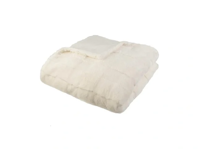 Lavish Home Faux Fur Blanket – 60×80-inch Queen… Coupon