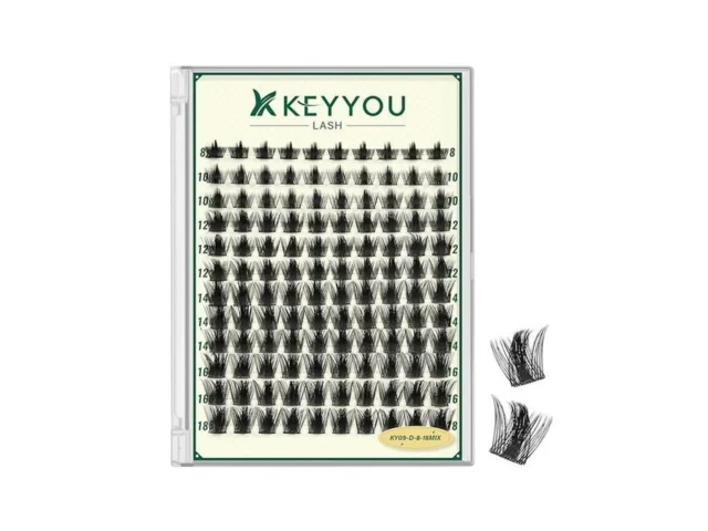 Keyyoulash Lash Clusters Spiky 120pcs Manga Volume… Code