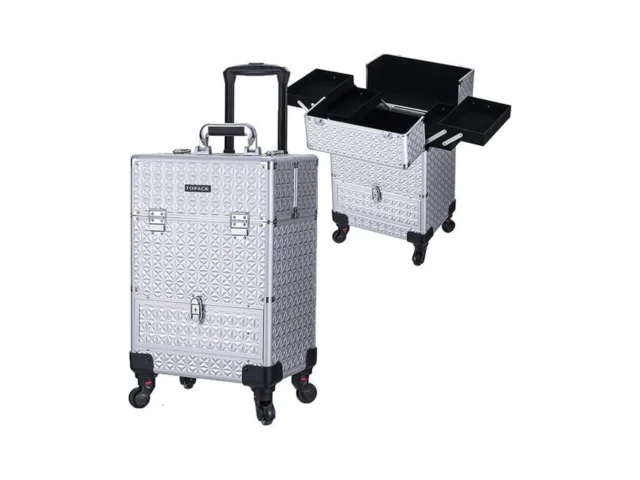 Rolling Makeup Case Professional Cosmetology Case… Code