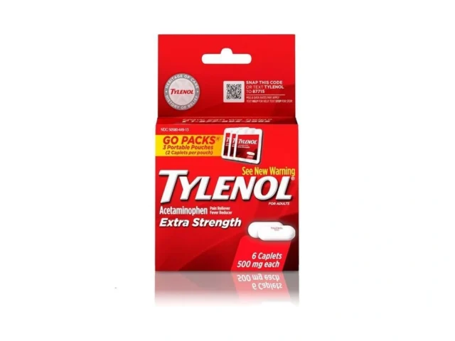 Tylenol Extra Strength 500 Mg Acetaminophen Caplets…