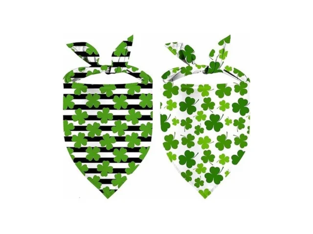 St Patrick S Day Dog Bandana 2 Pack Adjustable… Code