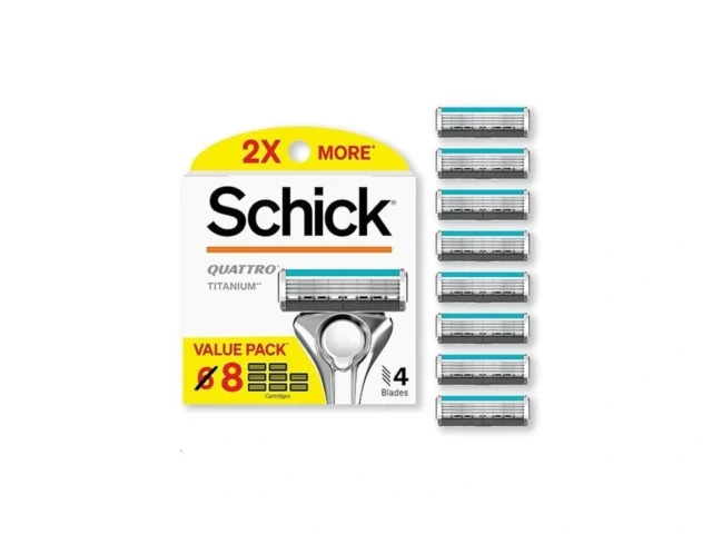 Schick Quattro Titanium Razor Refills 8ct Schick… Coupon