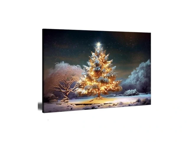 Lmhan Canvas Print Wall Art Winter Forest Landscape… Code
