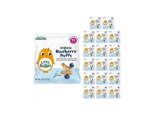 Little Bellies Organic Blueberry Puffs Baby Snack… Coupon