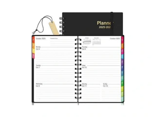 Daily Planner 2025-2026 18 Month Planner With Tabs… Code