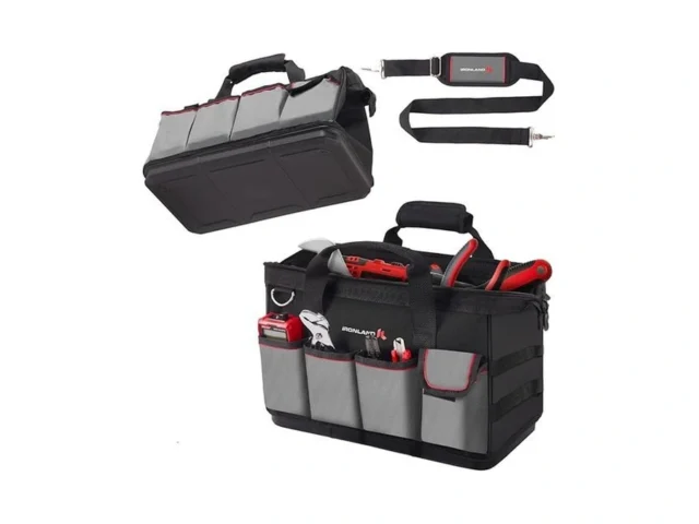Ironland Hard Sturdy Bottom Tool Bag Organizer 16 5… Code