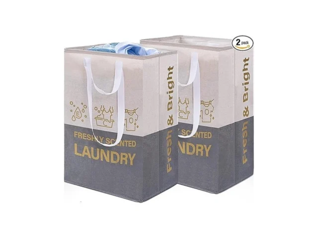 Elong Home 2 Pack Laundry Baskets 92l Freestanding… Code