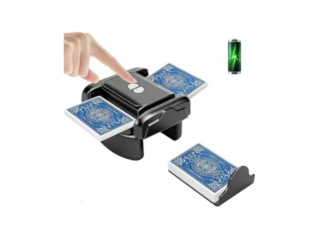 Xiszmog Rechargeable Automatic Card Shuffler For… Code
