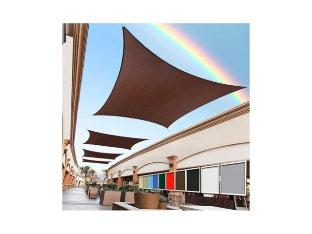 Royal Shade 12 X 16 Brown Rectangle Sun Shade Sail… Code