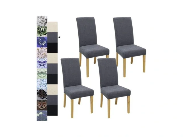 Dining Chair Covers Jacquard Stretch Kitchen Chair… Code