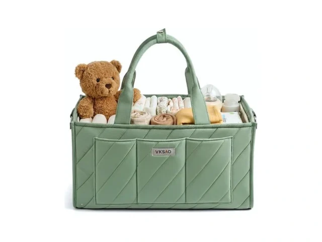 Baby Essentials Diaper Caddy Organizer Portable… Code