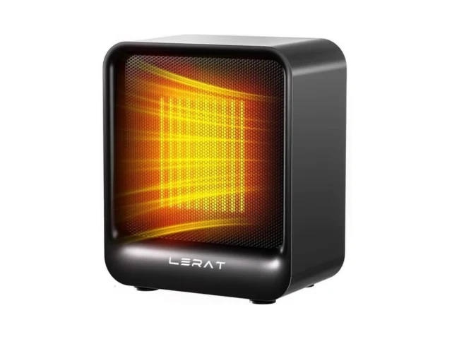 Lerat Mini Space Heater 500w Quiet Electric Heaters… Code