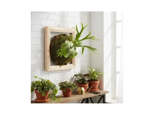 Dranvosk Staghorn Fern Mounting Frame Kit Wooden… Code