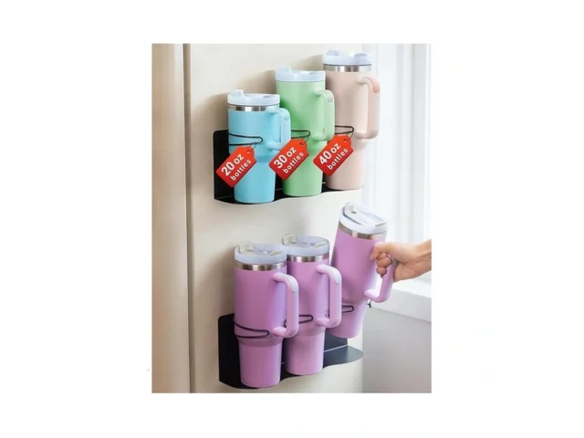 Magnetic Cup Holder For Fridge 2 Pack Water Bottle… Code
