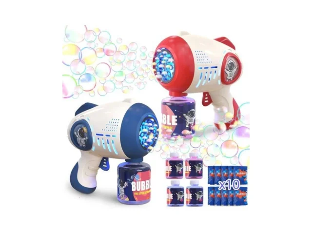 Eaglestone 2 Bubble Gun For Kids Light Up Bubble… Code