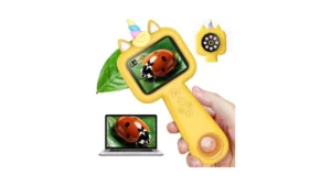 Kids Microscope Handheld Portable Mini 2 4 – 600x… Code