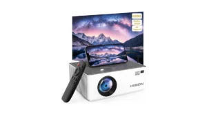 Mini Projector Native 1080p Outdoor Movie Projector… Code