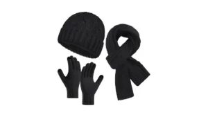 Cyihual Winter Hat Gloves Scarf Set For Women And… Coupon
