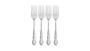 Oneida Dover Fine Flatware Salad Forks Set Of 4 18… Coupon