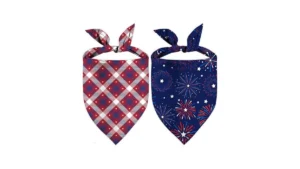 4th Of July Dog Bandanas Adjustable American Flag… Code