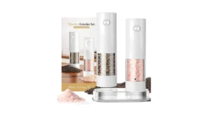 Electric Salt And Pepper Grinder Set – Rechargeable… Code