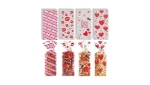 Valentines Gift Bags – 120 Pcs Heart Kiss… Code