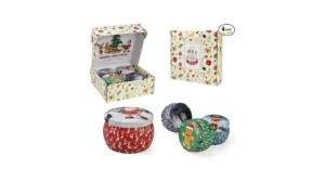 Christmas Candles 4 Pack Scented Candles Christmas… Coupon