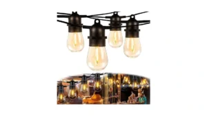 Guntsous S14 Led Outdoor String Lights 27ft With… Code