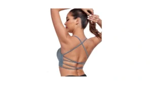 Lusait Sports Bras For Women Medium Support Thin… Code