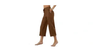 G4free Wide Leg Capris Yoga Pants For Women With… Code