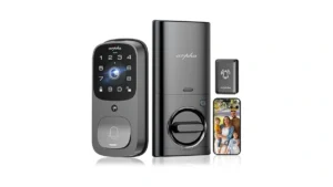 Wifi Smart Door Lock 5-in-1 Fingerprint Keyless… Code