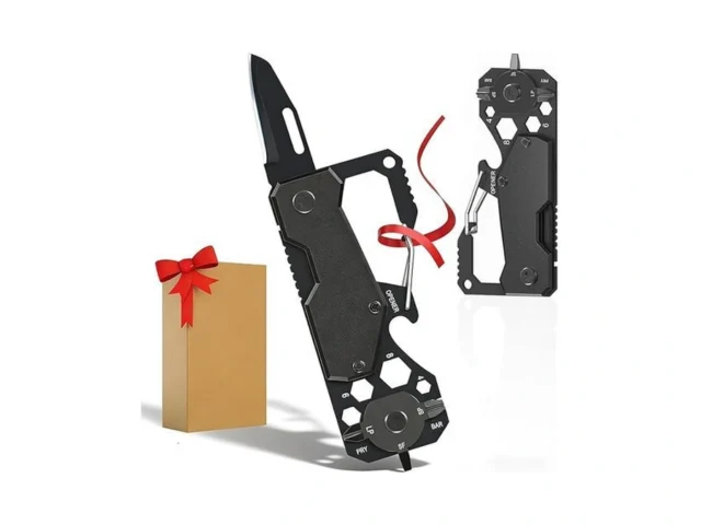 Multitool Pocket Knife Gifts For Men – Keychain… Coupon