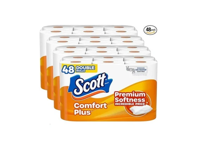 Scott Comfortplus Toilet Paper 48 Double Rolls 231… Coupon