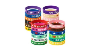 Vdor Kids Bracelets Silicone Wristbands 24 Pack Usa… Code