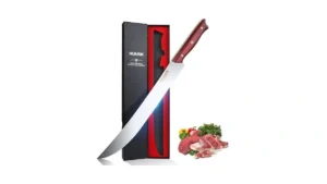 Huusk Cimitar Breaking Knife 12 Inch Curved Butcher…