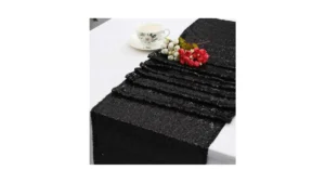 Juya Delight 12 X108 Black Sequin Table Runner For… Code
