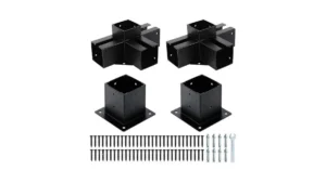 Mastercanopy Steel Pergola Bracket Kit 4×4 Actual 3…