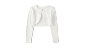 The Children S Place Long Sleeve Shrug White Large… Coupon